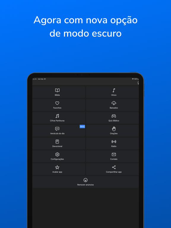 Harpa cristã com áudio: Hinos iPad screenshot 5 - Book app
