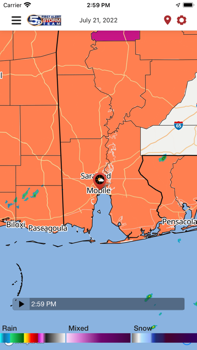 WKRG Weather Screenshot