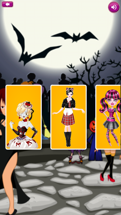 Halloween DressUp Costume Game Screenshot