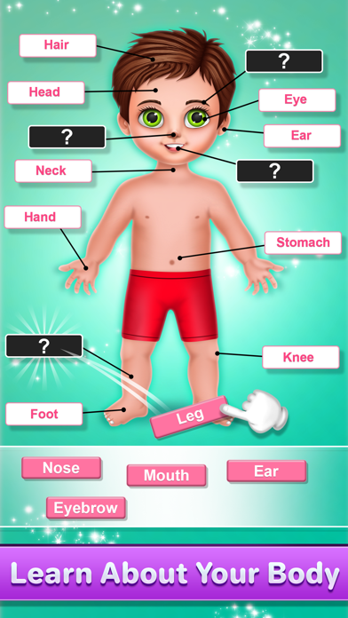 Human Body Parts Kids Learning Screenshot