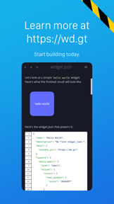 Widget Construction Set screenshot