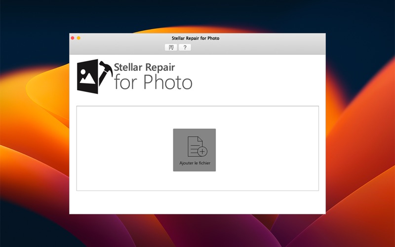 Screenshot #1 pour Stellar Repair for Photo