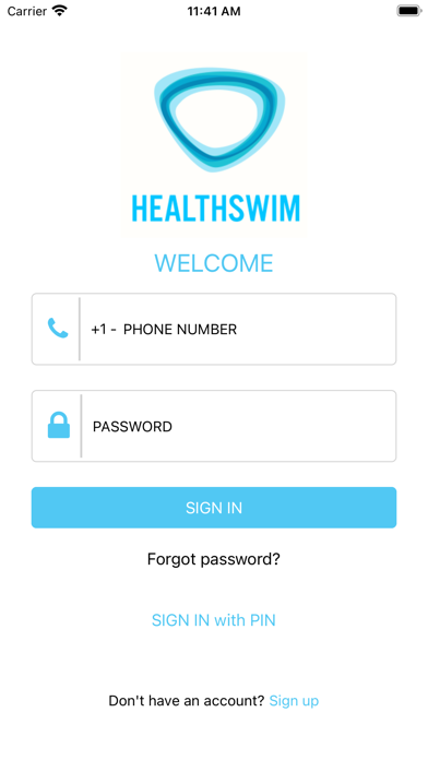 Healthswim Screenshot