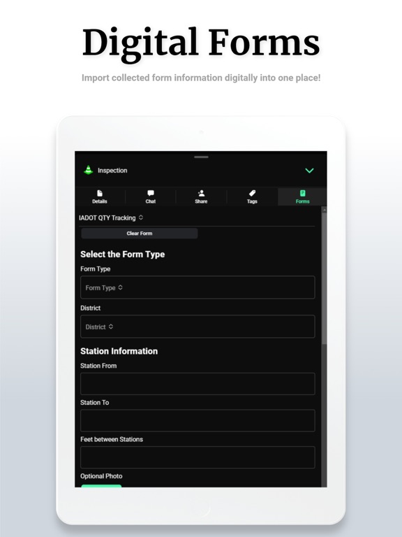 OnStation - Digital Stationing iPad screenshot 4 - Reference app