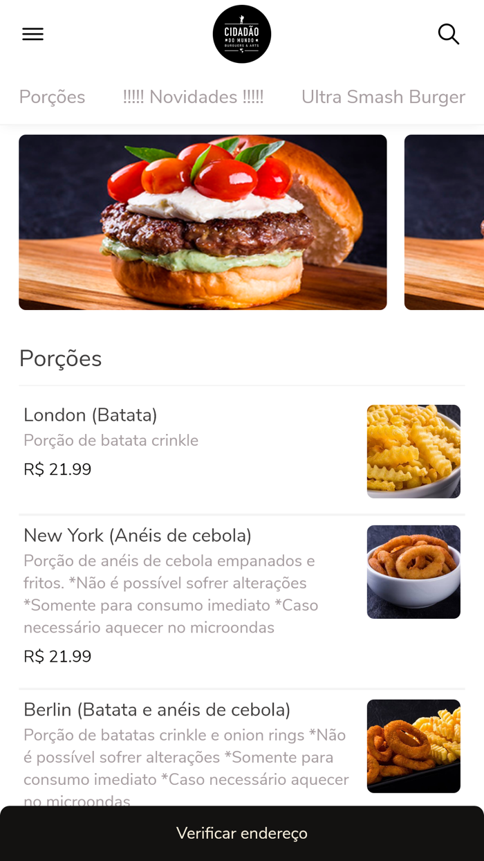 Cidadão do Mundo Burguers