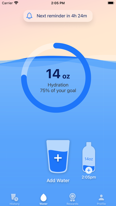 My Water Reminder & Tracker Screenshot