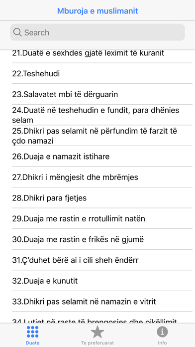 Mburoja e Muslimanit Screenshot