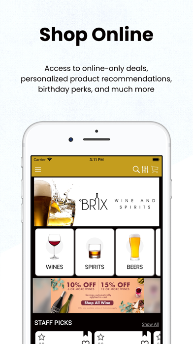 Brix Wine and Spirits Screenshot