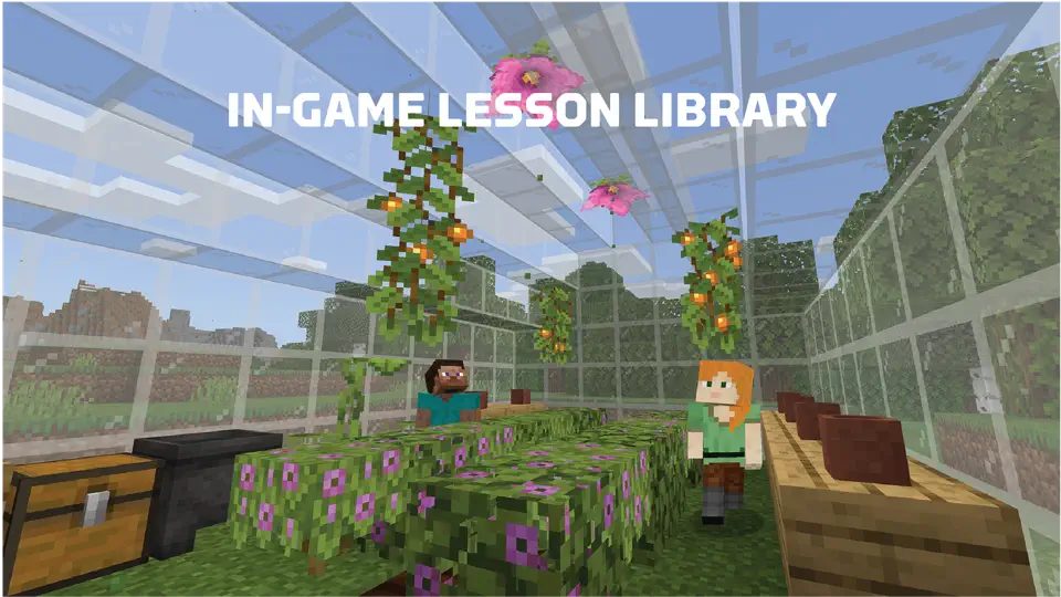 Captura de pantalla de Minecraft Education en iPhone 2