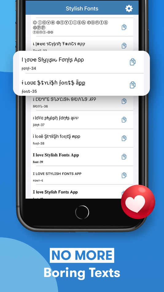 #2. Fonts for iPhones - Fancy Text (iOS) 由: Car Trader Technologies Corp.