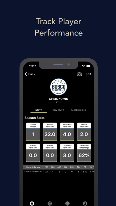 Bosco Stats Screenshot