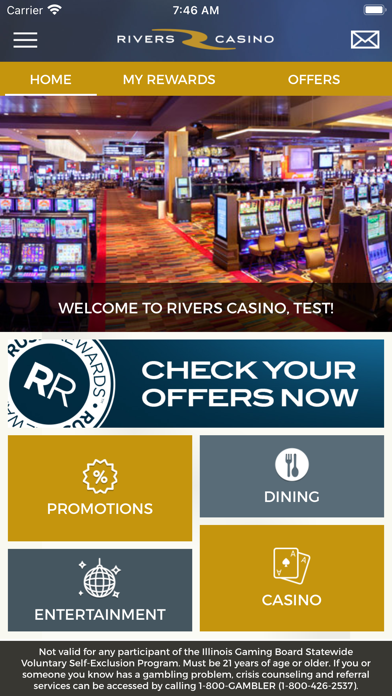 Rivers Casino Des Plaines Screenshot