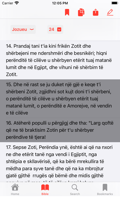 Albanian Bible-Bibla e Shenjtë Screenshot