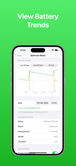‎HomeBatteries for HomeKit Screenshot