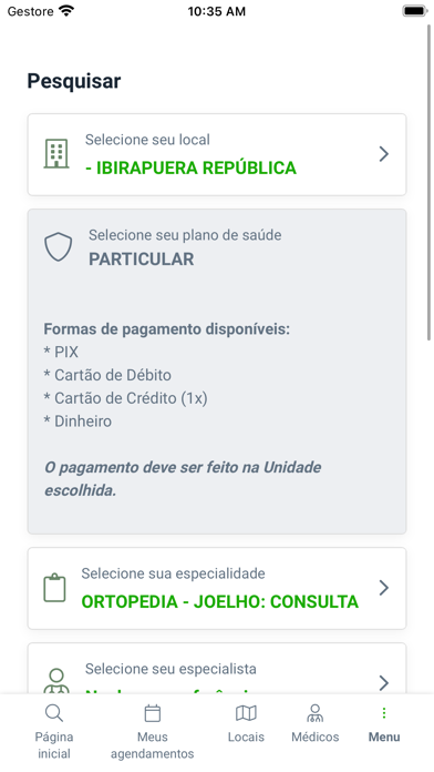 Ortopedia e Fisioterapia Screenshot