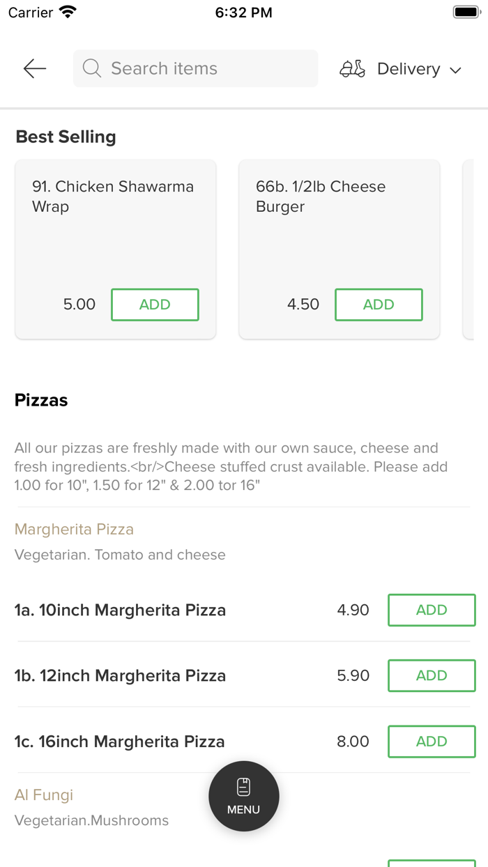 Zam zam pizzeria and shawarma