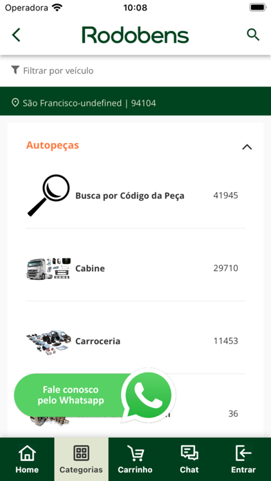 Peças Rodobens Screenshot