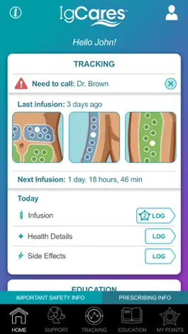 Game screenshot IgCares – Infusion Support mod apk