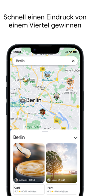 ‎Google Maps - Transit & Essen Screenshot