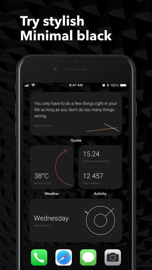 #7. WiGet - Cool Widgets & Themes (iOS) By: Mikita Dzidzenka
