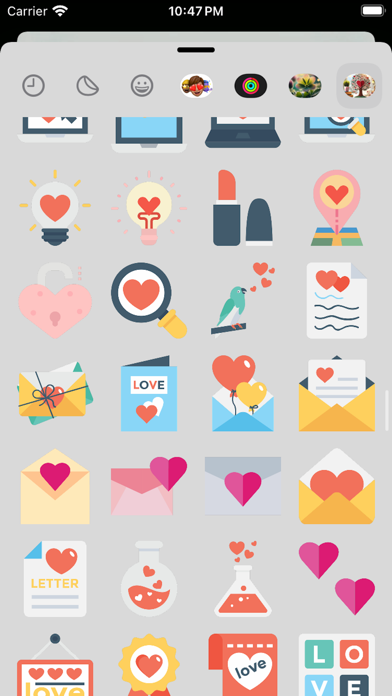 Romantic Stickers Screenshot