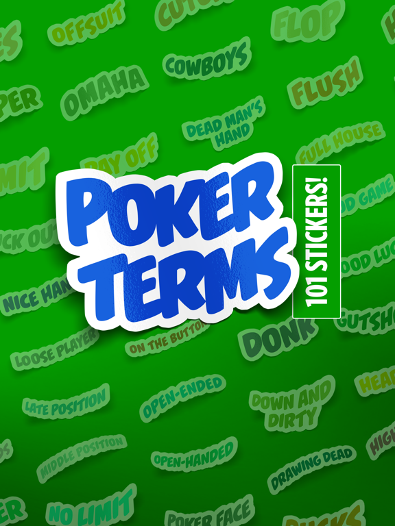 Screenshot #4 pour Poker Terms Sticker Pack