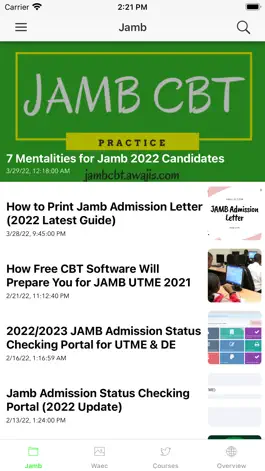 Game screenshot Jamb CBT, News & Results. mod apk
