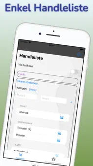 Delt Handleliste og Pantry iphone bilder 0