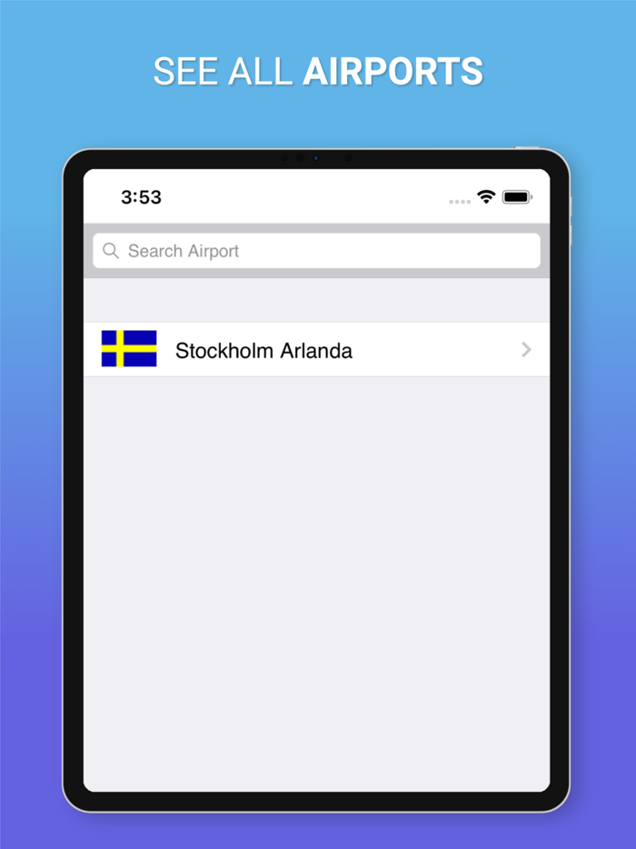 Navigation for SAS Airlines