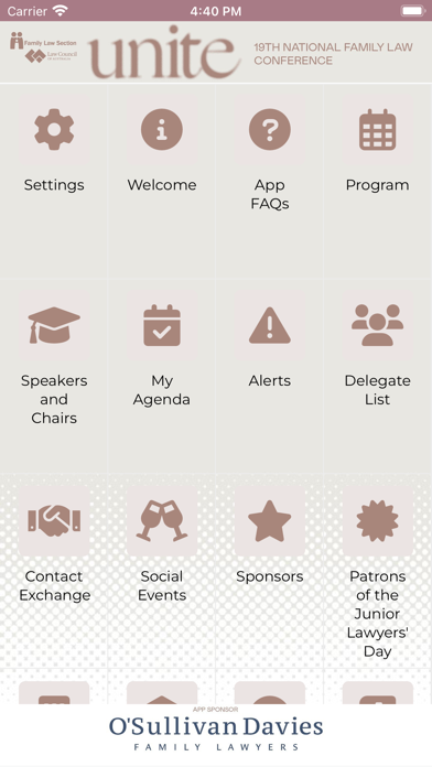 19th National Family Law Conf Screenshot