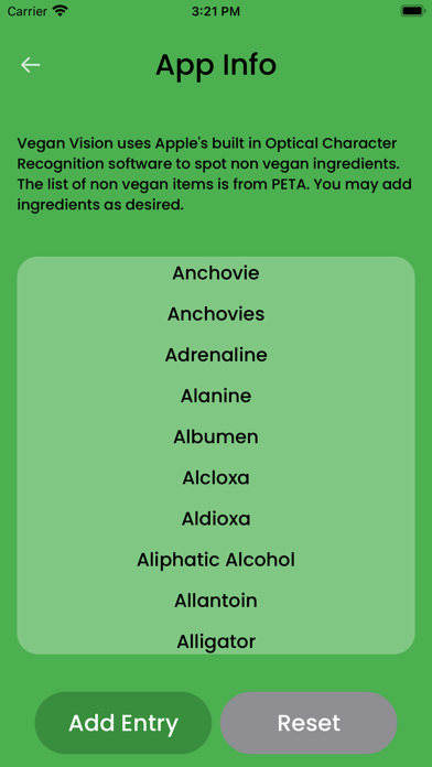 VeganVision Screenshot