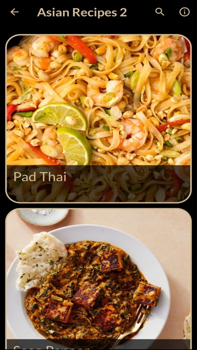 Asian Recipes Plus Screenshot