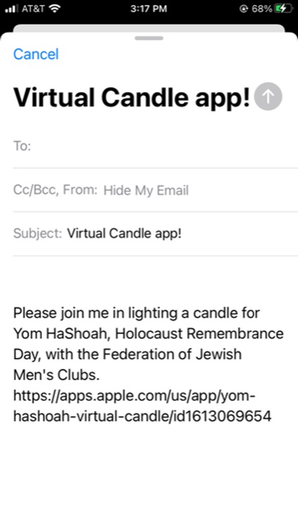 Yom HaShoah Virtual Candle screenshot-6