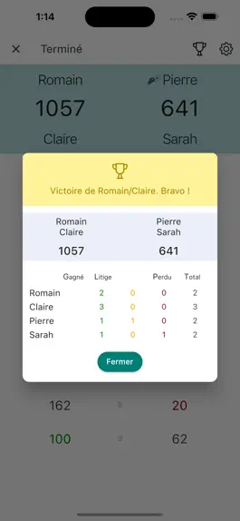 Game screenshot Compteur Belote & Coinche hack