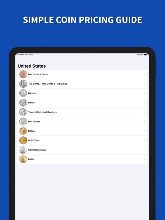 Screenshot #4 pour Price Guide - U.S. Coin Values