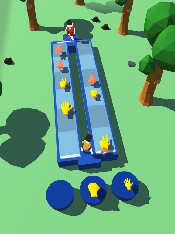 Rock paper scissors 3D