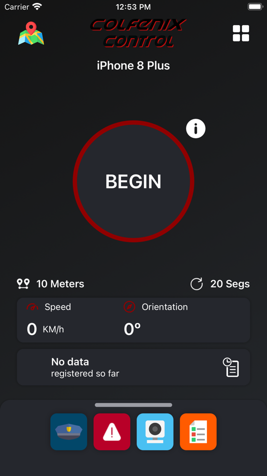 #2. COLFENIX CONTROL (iOS) Podle: ColFenix GPS SAS