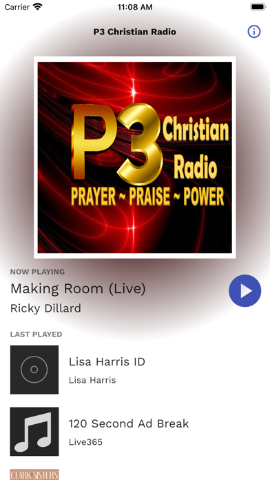 P3 Christian Radio Screenshot