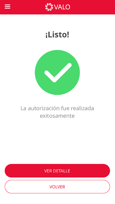 VALO – Banca Móvil Screenshot