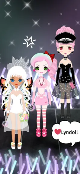 Game screenshot LynDoll Fashion Idol Dress up apk