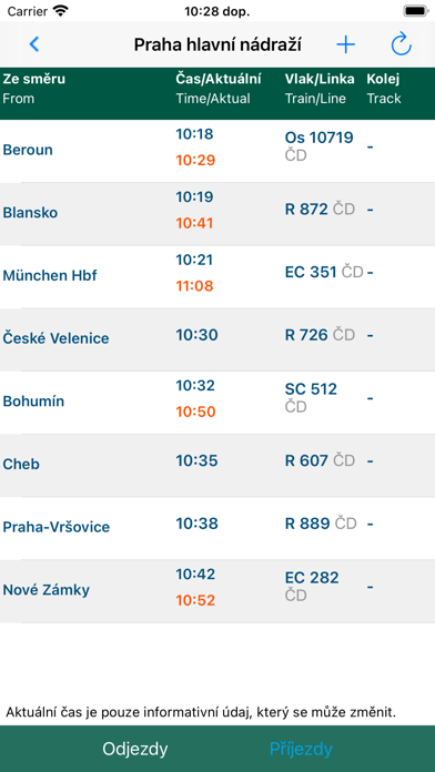 Infotabule Screenshot