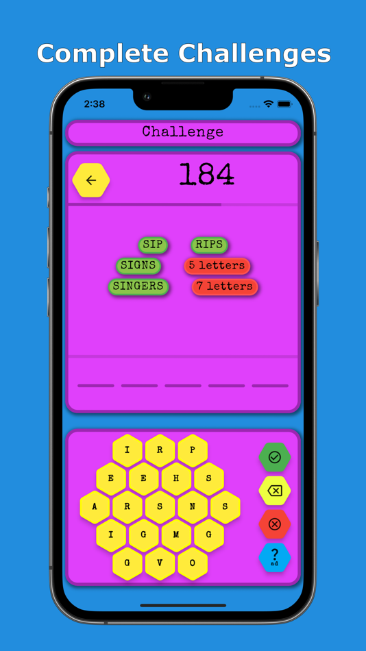 #2. Found Words (iOS) 由: Blue Rimba LLC
