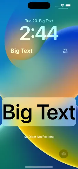 Game screenshot Large Text Widget - Big Text hack