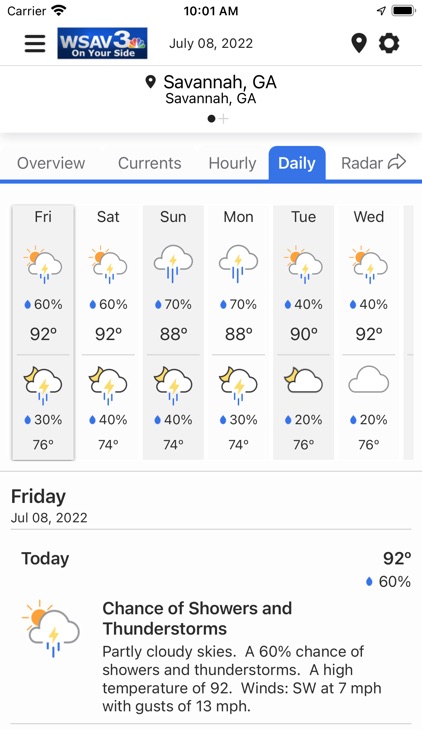 WSAV Weather Now screenshot-5