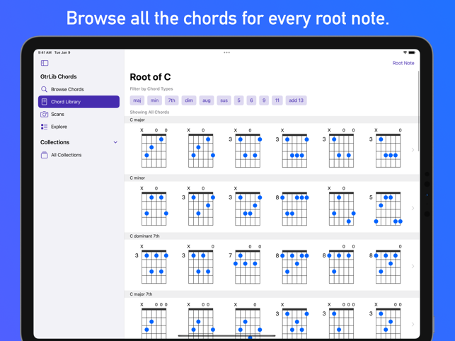 ‎GtrLib Chords Pro Screenshot