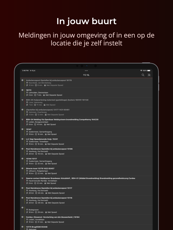 112-Nederland iPad app afbeelding 2