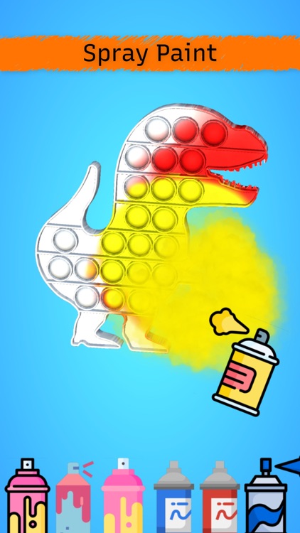 Pop It Fidget Toys 3D Coloring screenshot-4