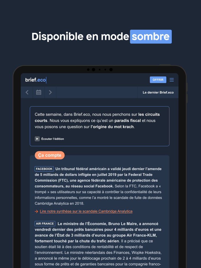 Brief.eco  actu éco expliquée