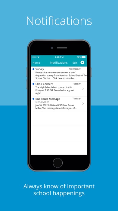 Harrison School District Two Screenshot