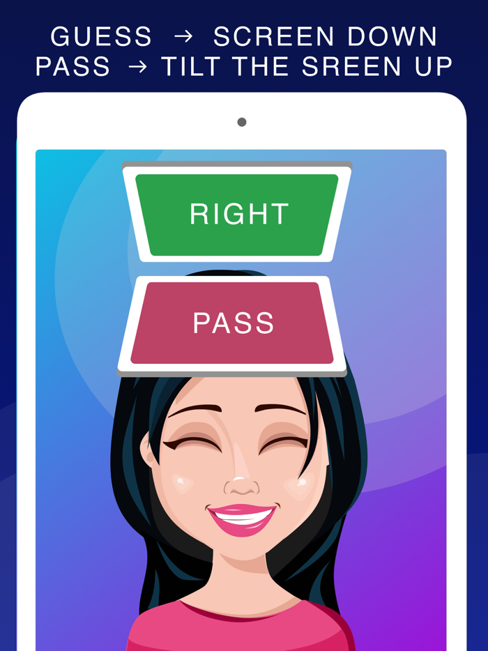 CHARADES - Guess word on heads